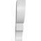 Ekena Millwork 3-in. W x 16-in. D x 16-in. H Ridgewood Architectural Grade PVC Knee Brace BRCP03X16X16RID - alternate 5